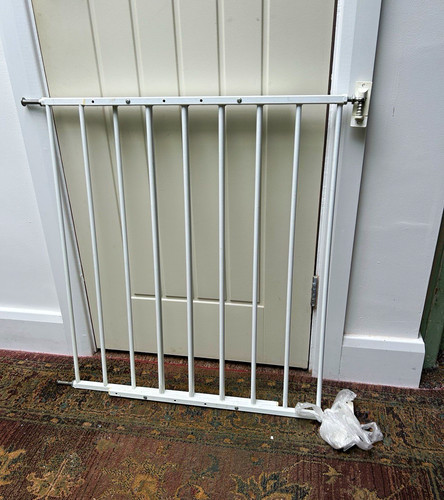 White metal doorway - white, &